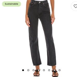 Agolde 90s Pinch Waist Black Tea